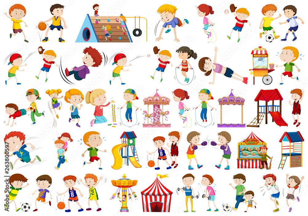 Set of people character Set of people character