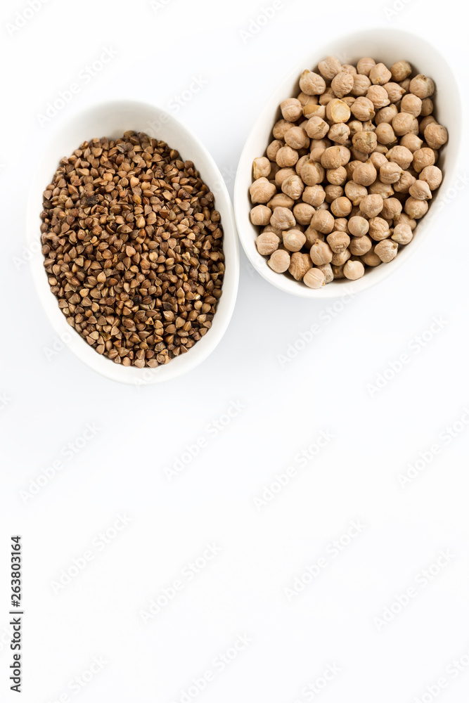 Chickpeas and buckwheat Chickpeas and buckwheat