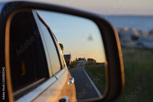 Fototapeta Naklejka Na Ścianę i Meble -  rear view sunset 