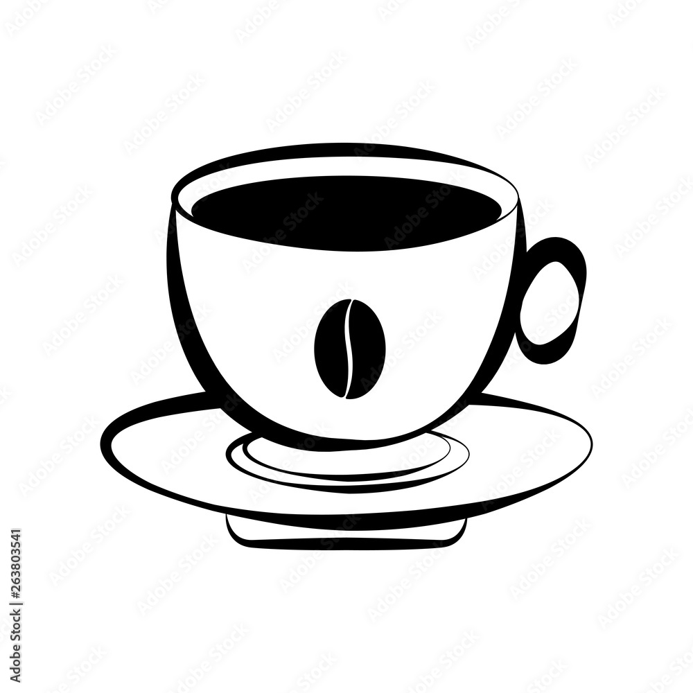 Isolated coffee cup icon. Vector illustration design Isolated coffee cup icon. Vector illustration design