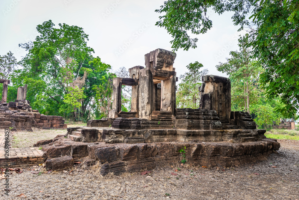Fototapeta premium Thai archaeological site. can be found in Nakhon Ratchasima Province Thailand