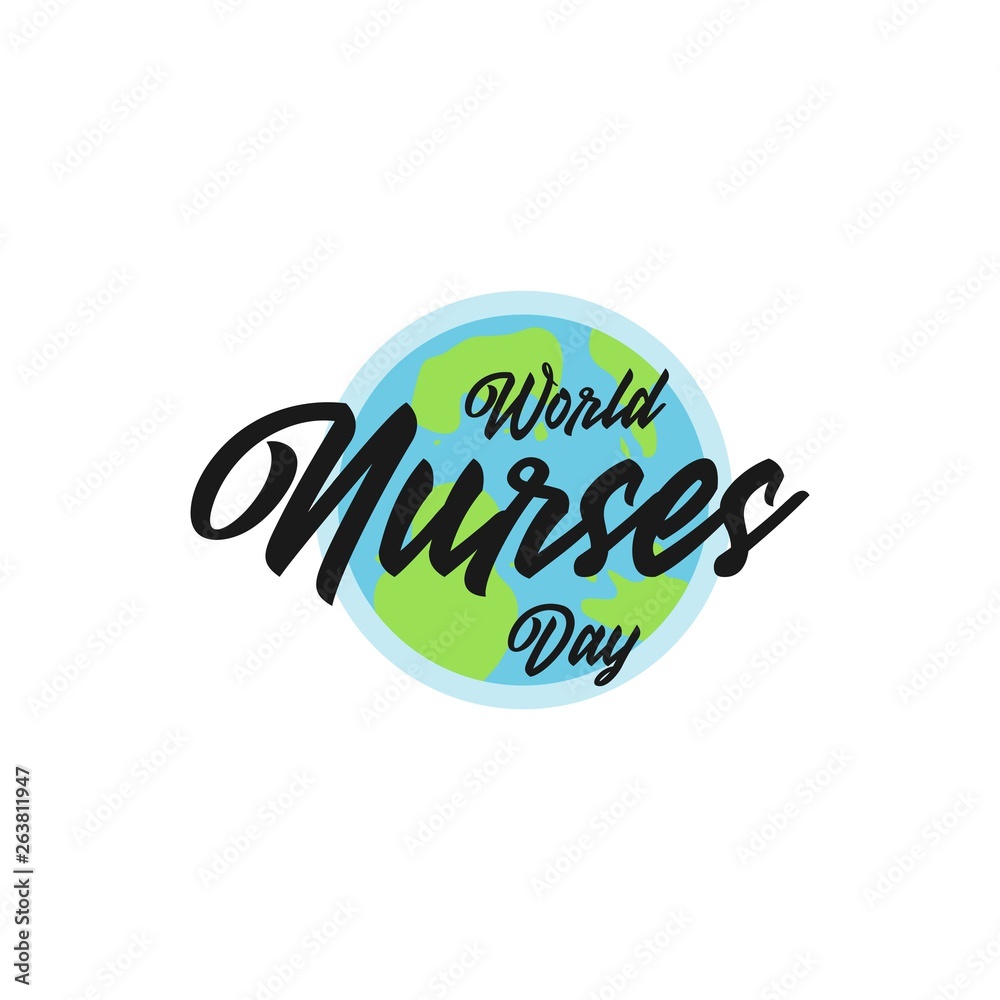 Thank you nurses. International nurses day vector illustration Thank you nurses. International nurses day vector illustration