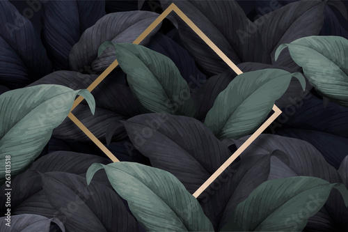 Tropical foliage background