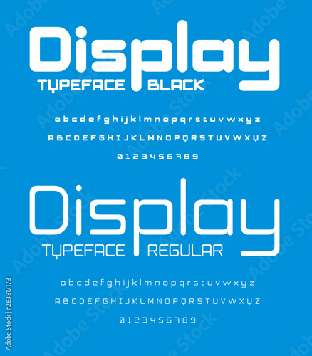 Alphabet ABC Typeface Modern Display Font