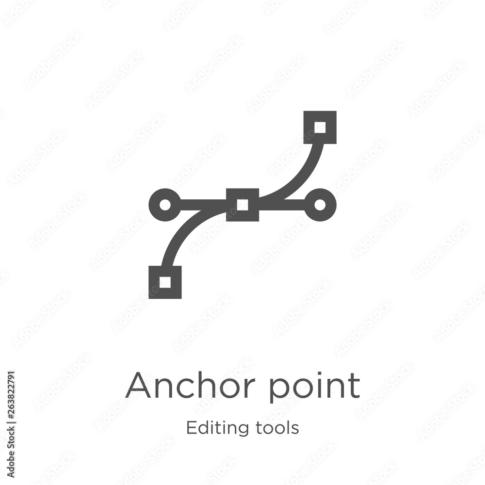 anchor-point-icon-vector-from-editing-tools-collection-thin-line