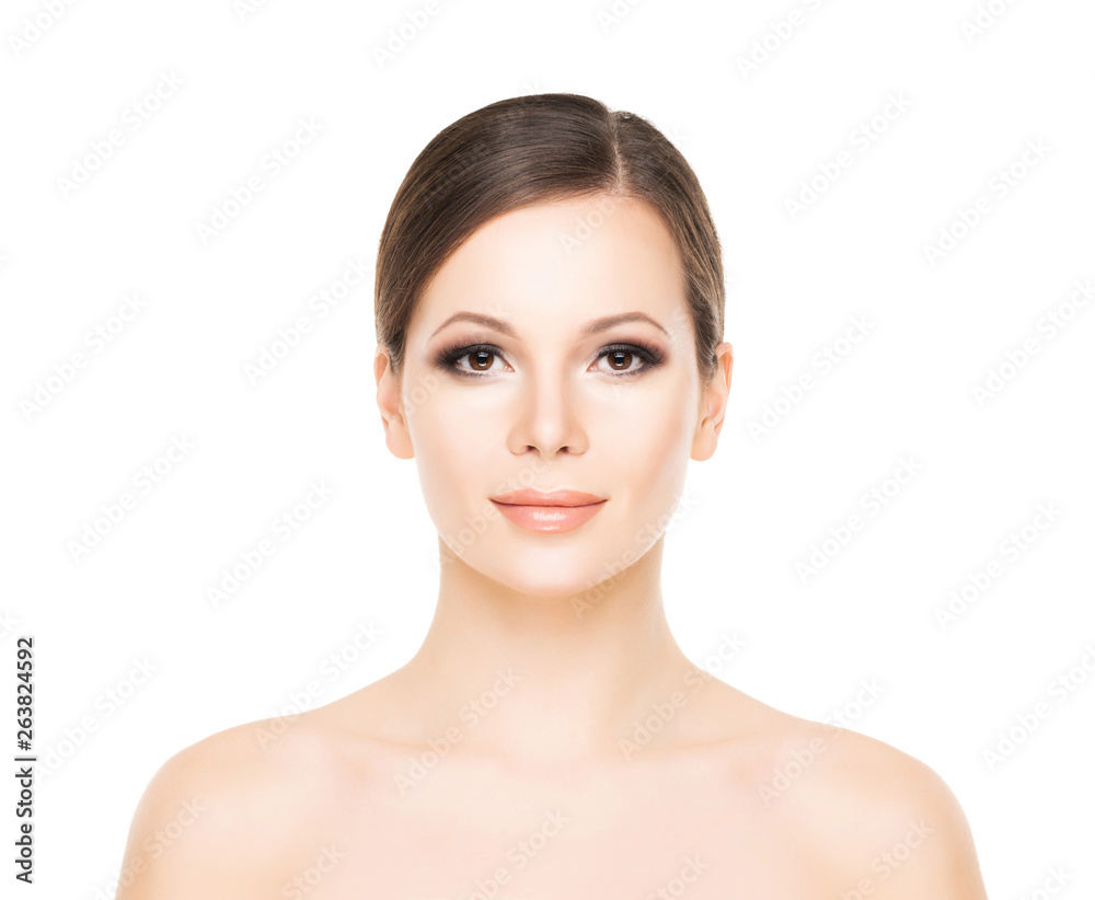 Beautiful young woman with smooth skin. Spa portrait Beautiful young woman with smooth skin. Spa portrait