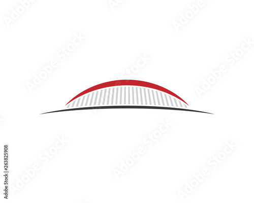 simple modern slim bridge logo 2
