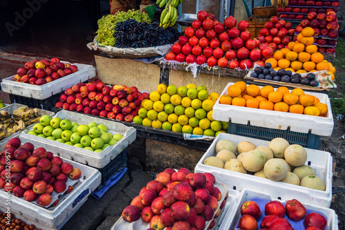 Market in south east asia photo