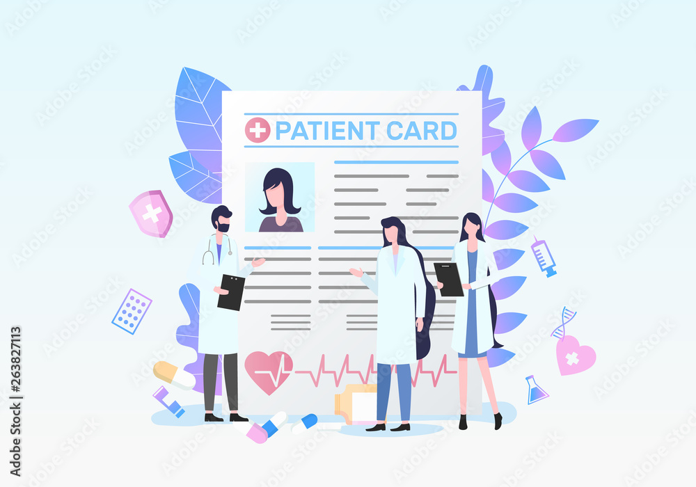 Patient Card Doctor Medical Diagnosis Discussion