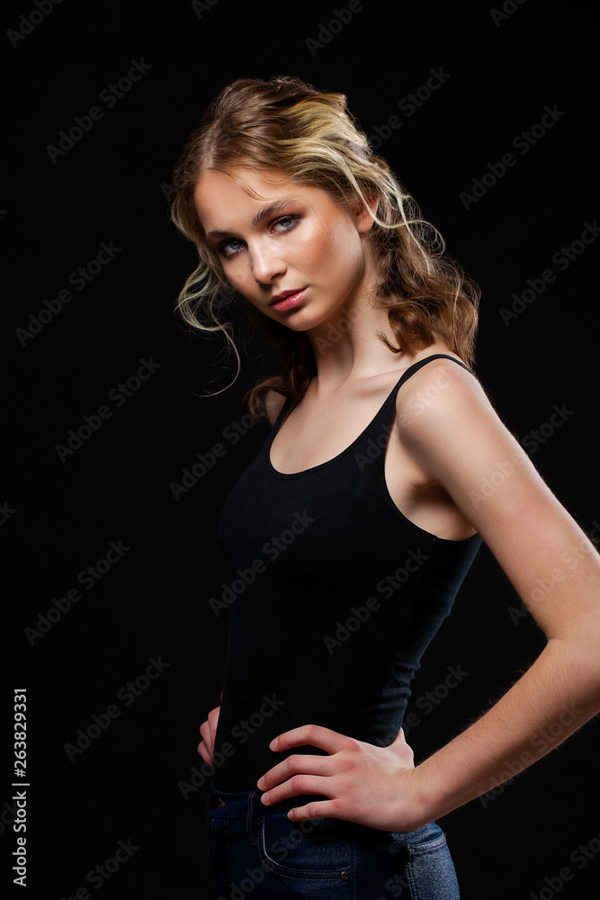 Make Up. Beautiful Blonde Woman Make Up. Beautiful Blonde Woman