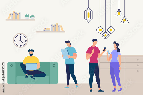 Coworking Space Company to Start Business Project.