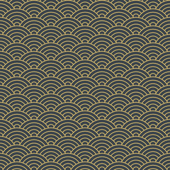 Deken met foto Japanse stijl patronen japanese geometric seamless pattern  © antlia