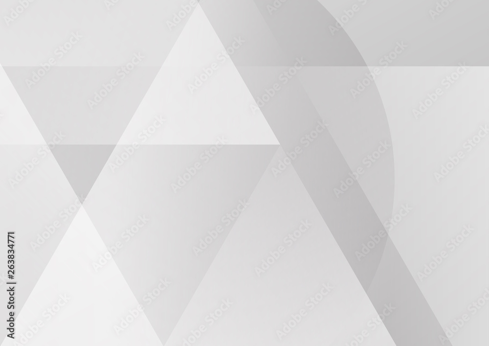 Obraz premium Abstract White and gray color technology modern background design vector Illustration