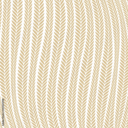 Vector pattern abstract Wheat Ear Blowing In The Wind pattern