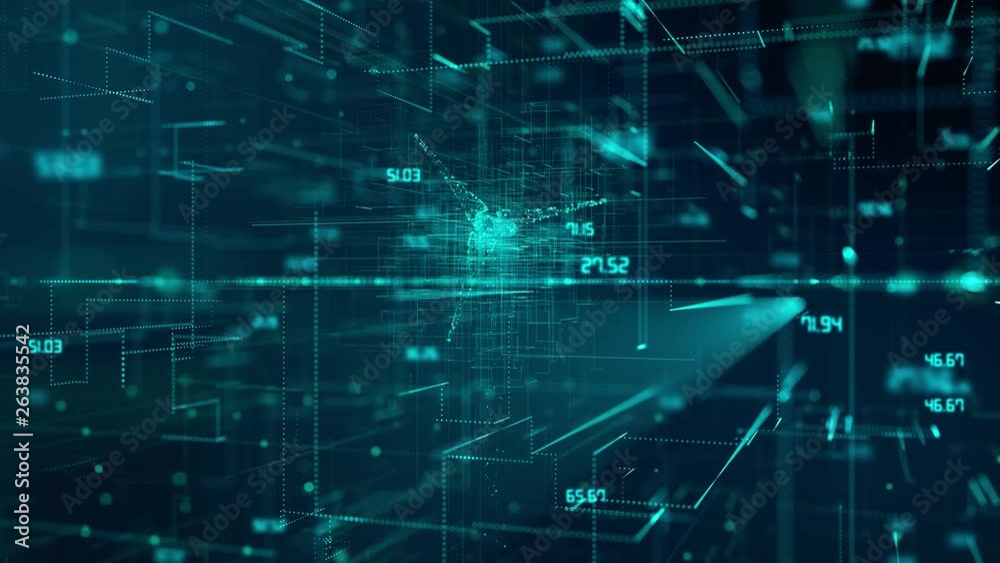 Wind turbine to make green power alternative renewable energy to reduce pollution - Conceptual animation 3D render