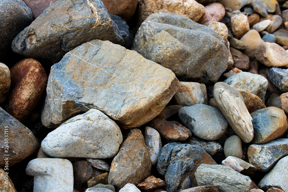 River rocks, various colors, background images River rocks, various colors, background images