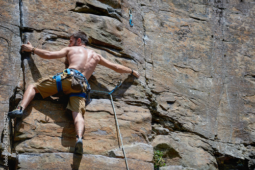 Rock climbing photo
