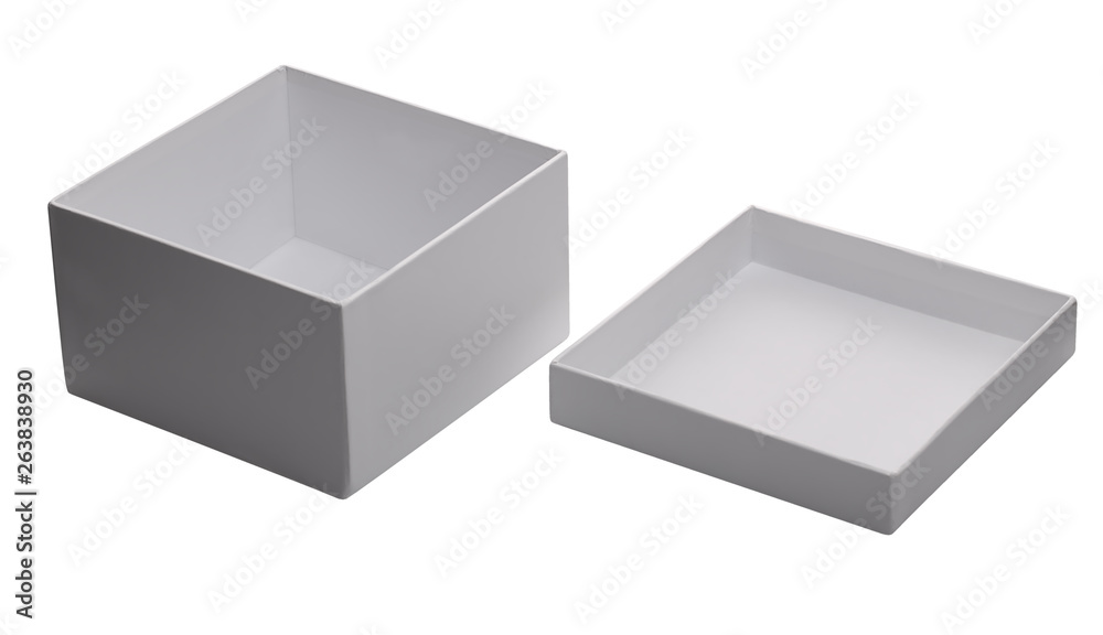 white box isolated on white background clipping path white box isolated on white background clipping path