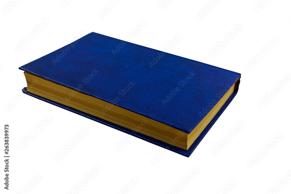 Blue book isolated on a white background Blue book isolated on a white background
