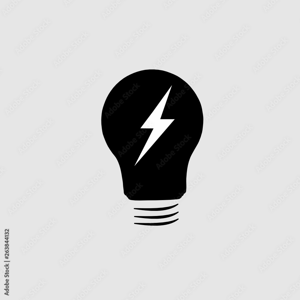 light bulb on white background light bulb on white background