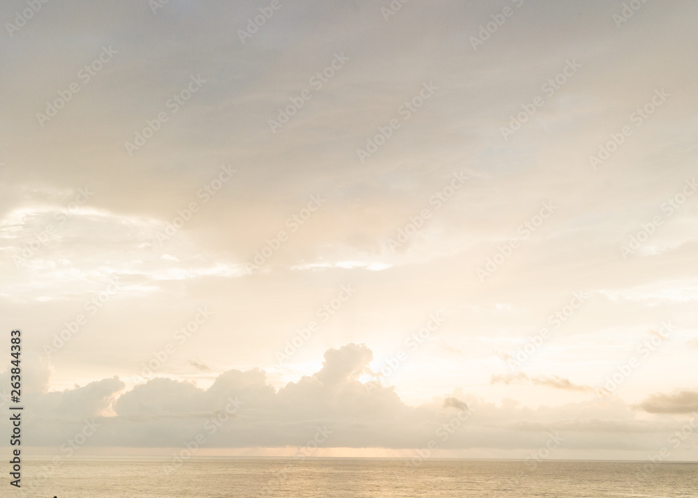 Peaceful golden sunrise by the ocean in Taiwan Peaceful golden sunrise by the ocean in Taiwan