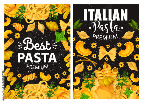 Italian pasta, premium restaurant menu