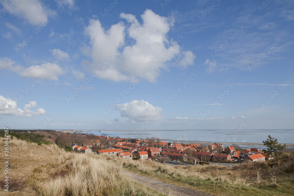 Island of Vlieland Netherlands. Waddeneiland. Coast Northsea Island of Vlieland Netherlands. Waddeneiland. Coast Northsea