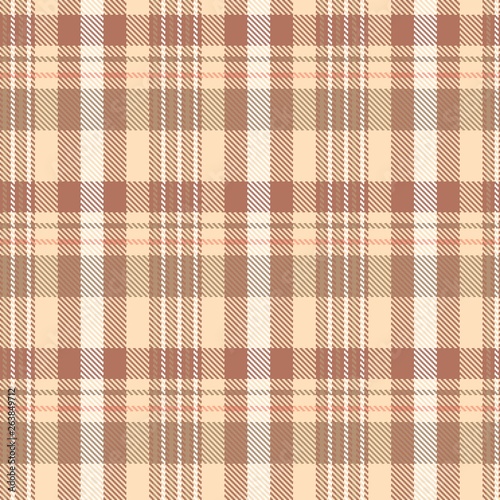 Tartan, plaid pattern seamless vector illustration. Checkered texture for clothing fabric prints, web design, home textile.