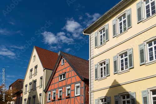 colorful houses in Bad Mergentheim, Germany