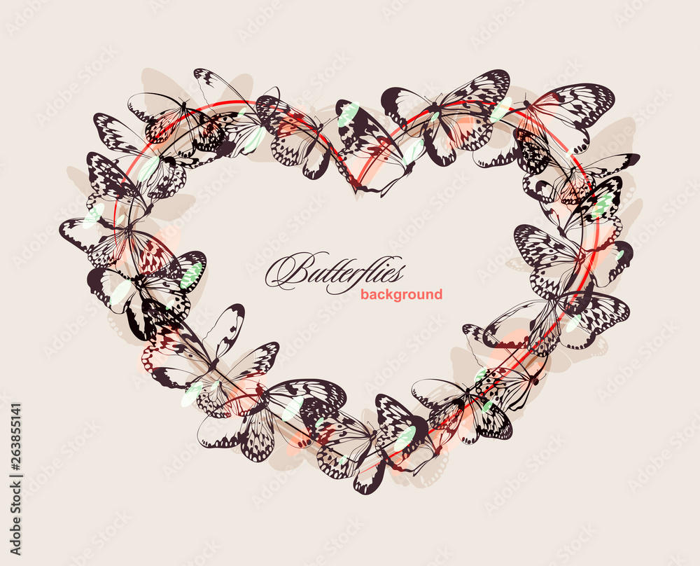 Butterflies design 