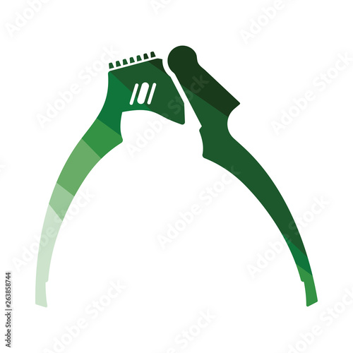 Garlic press icon