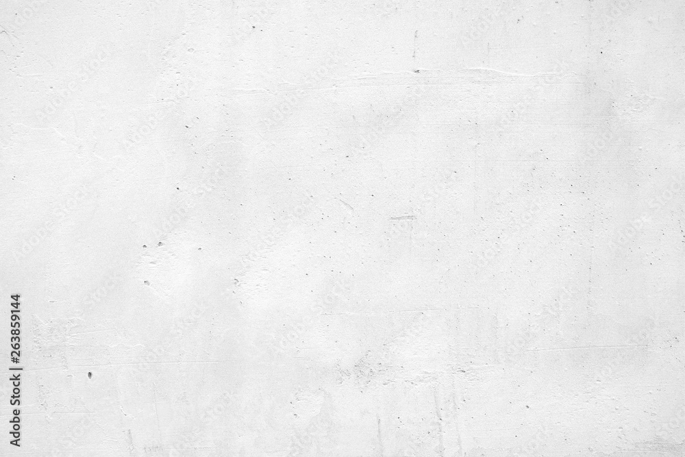 White Raw Concrete Wall Texture Background.