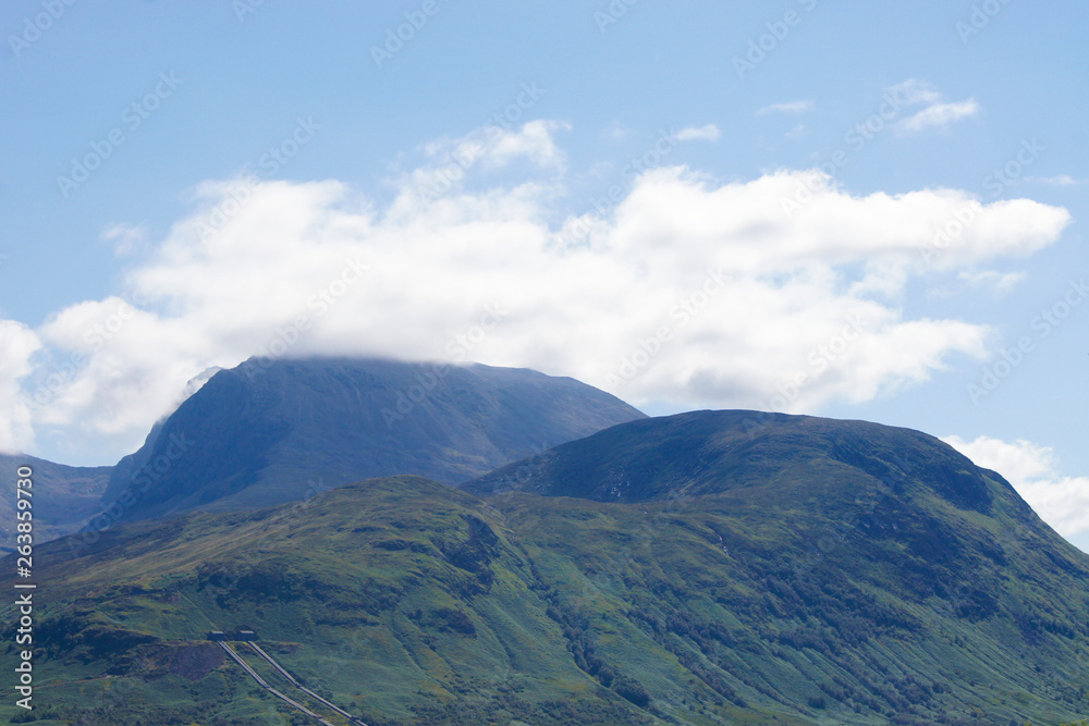 Blick auf Ben Nevis, der höchste Berg in Großbritannien