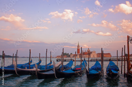 Gondolas in Venice , Italy © Tony Craddock