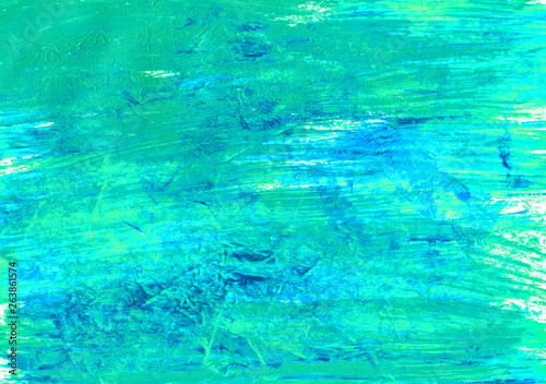 Abstract green texture. Background. Hand drawn illustration.