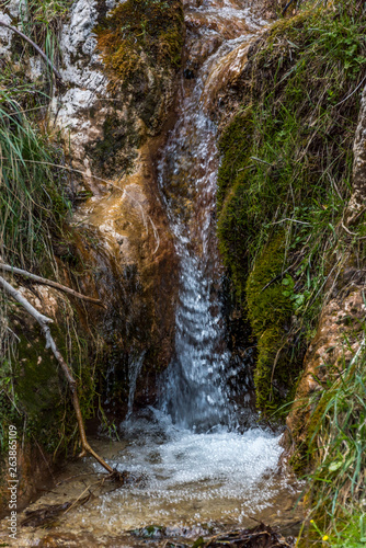 Small Waterfall on a Creek in Southern Italy