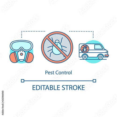 Pest control concept icon