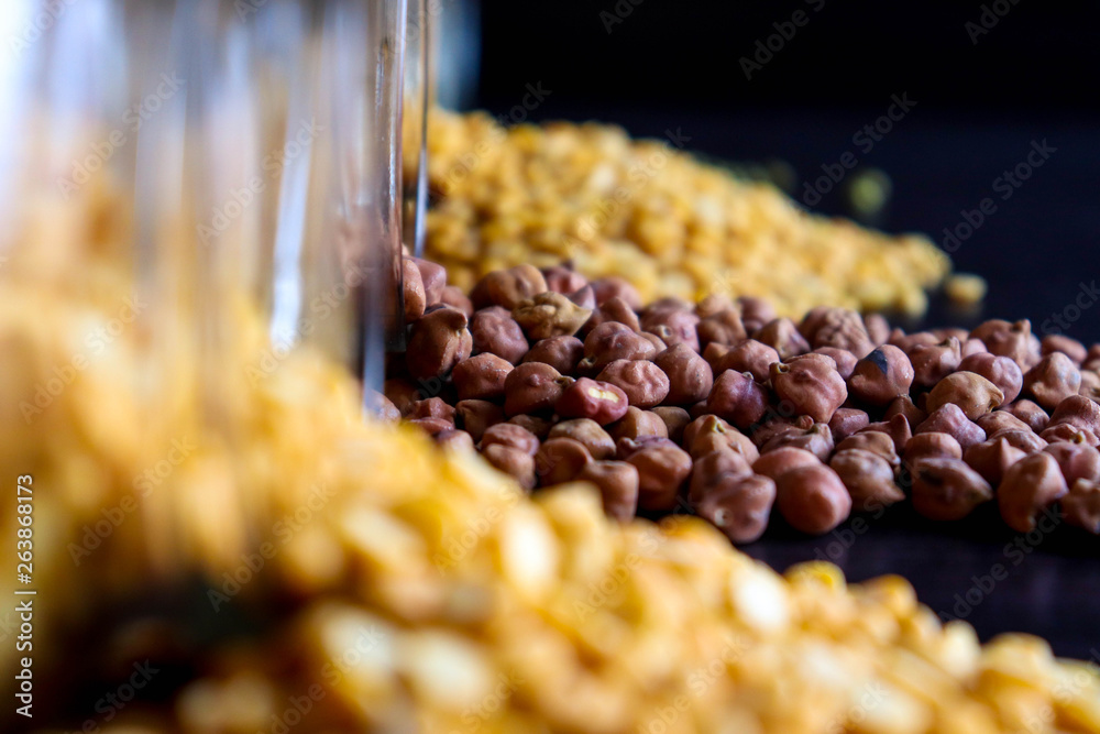 collection of cereal and carbohydrate of food chart,food background is