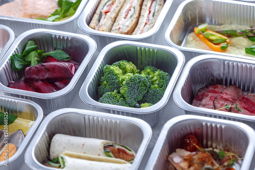 Delivery of proper nutrition in individual packaging set.
