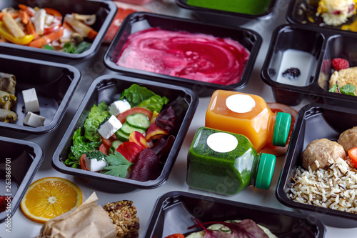 Delivery of proper nutrition in individual packaging set.