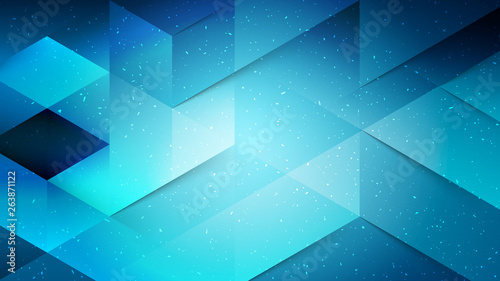 Abstract blue light and shade creative background. Vector illustration.