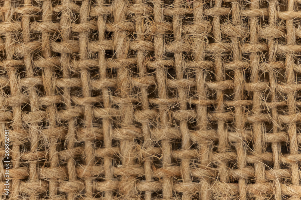 Burlap woven texture seamless. jute background close up macro Burlap woven texture seamless. jute background close up macro
