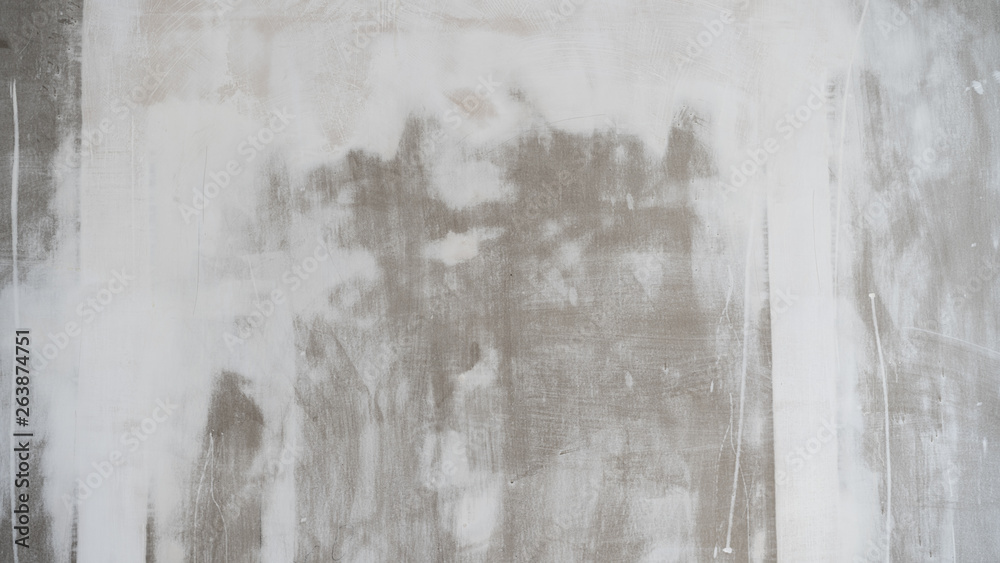 Fototapeta premium Wall in white paint during repair. Background texture.