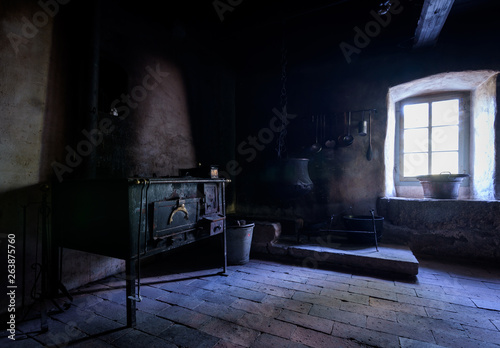 Old kitchen stove