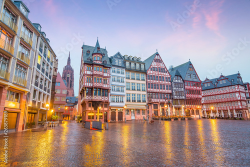 Old town square romerberg in Frankfurt, Germany © f11photo