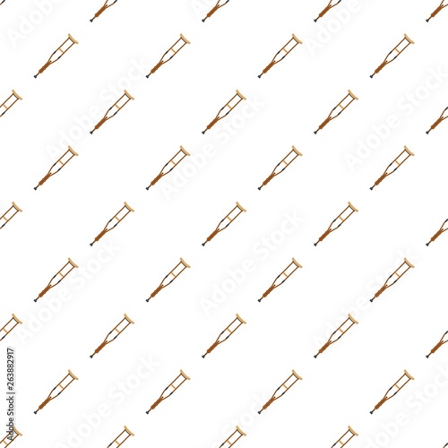 Wood crutch pattern seamless vector repeat for any web design