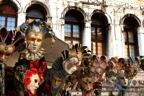 Carnival masks in Venice, Italy 