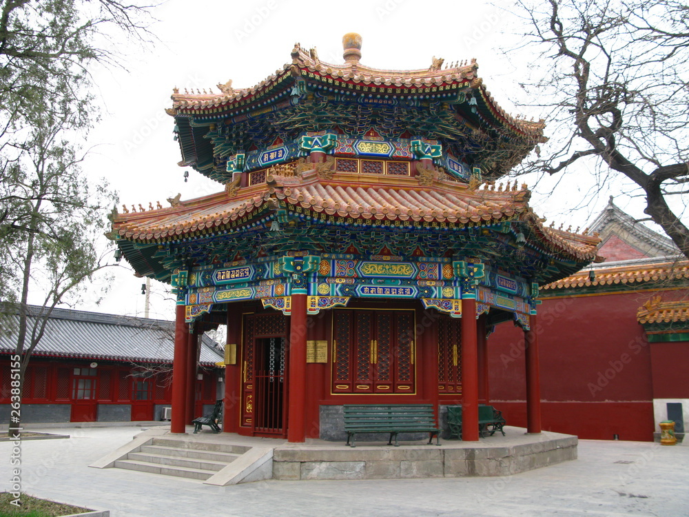 Beijing, China, Lamaist temple