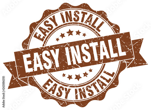 easy install stamp. sign. seal