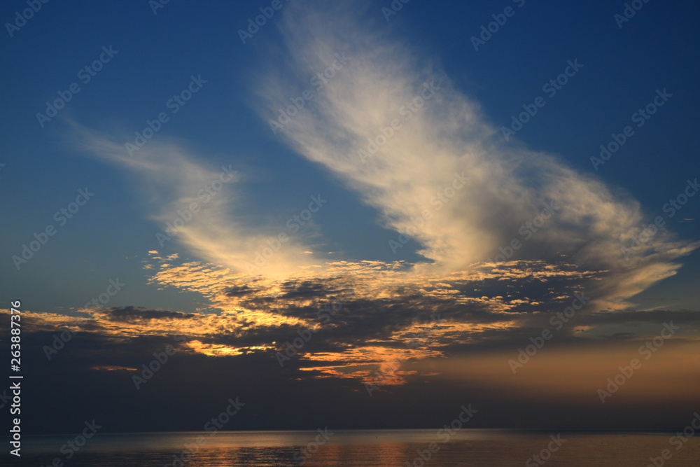 beautiful sunrise on the sea beautiful sunrise on the sea